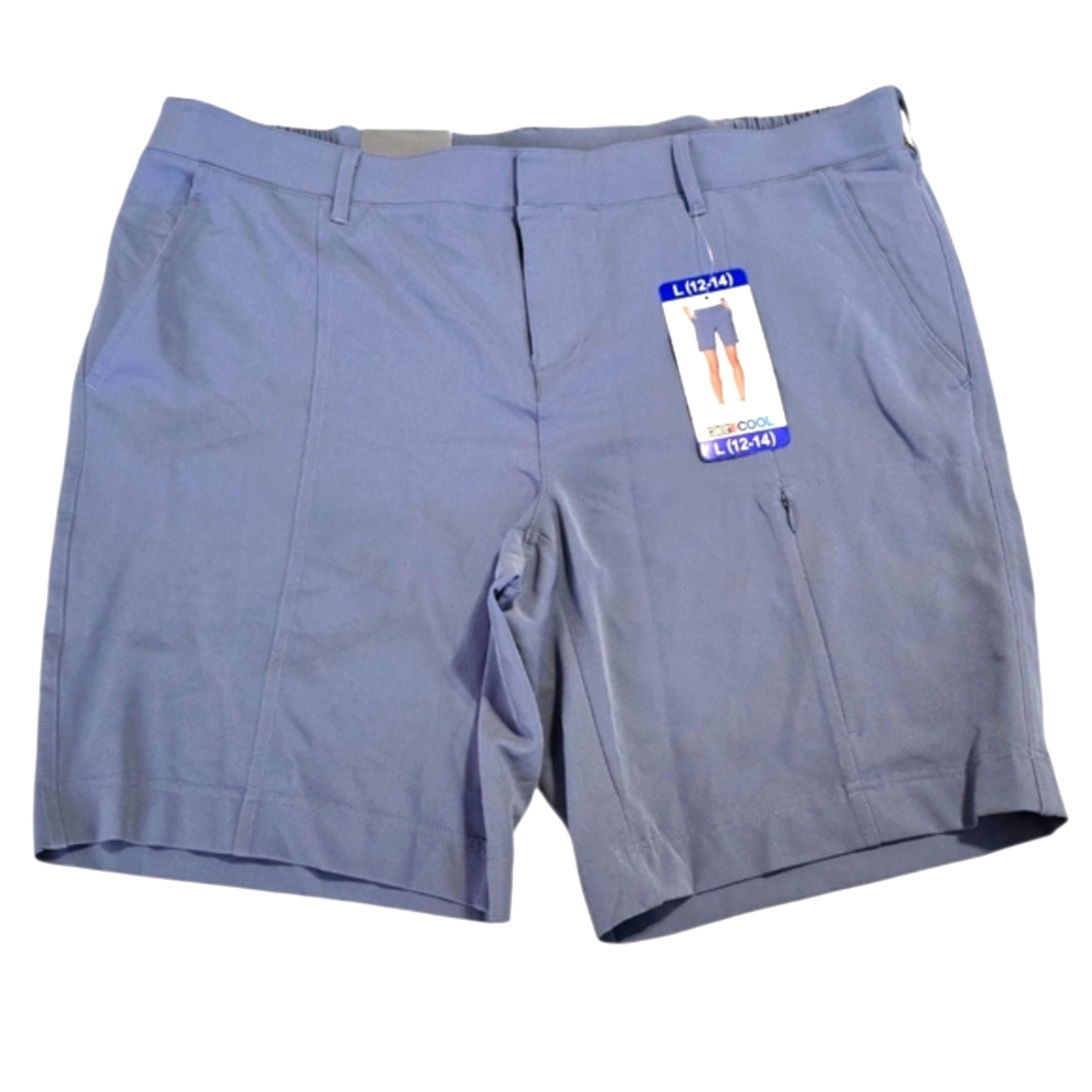 32 Degrees Men's Bluestone Gray Flat Front Shorts